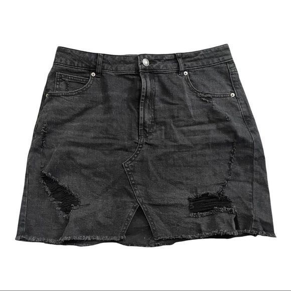 Wild‎ Fable Black Jean Skirt size 10 - Picture 2 of 7